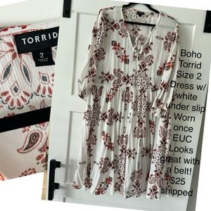 Torrid Size 2 Boho Dress